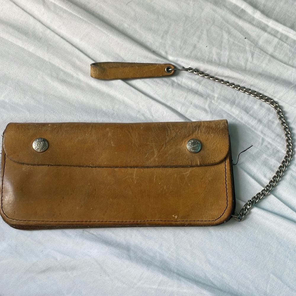 Slightly worn, Bucheimer leather wallet